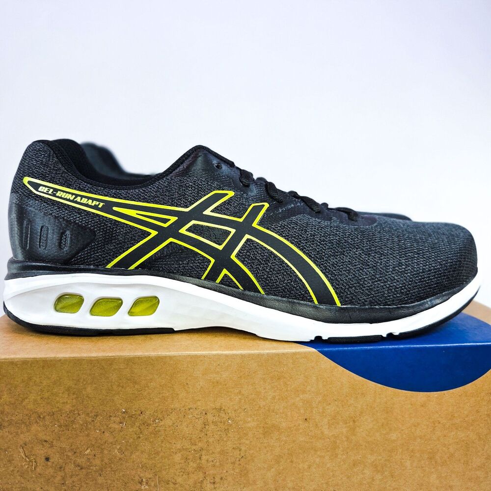 ASICS Gel-Run Adapt Black Bright Yellow 1011B786-002 Men’s Size 11 New in Box